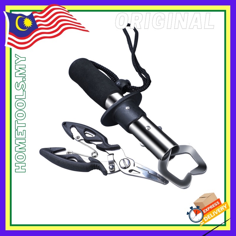 Sougayilang Compact Fishing Grip สแตนเลส Fish Lip Gripper ตกปลาตกปลา Grip สแตนเลส Fish Lip Gripper