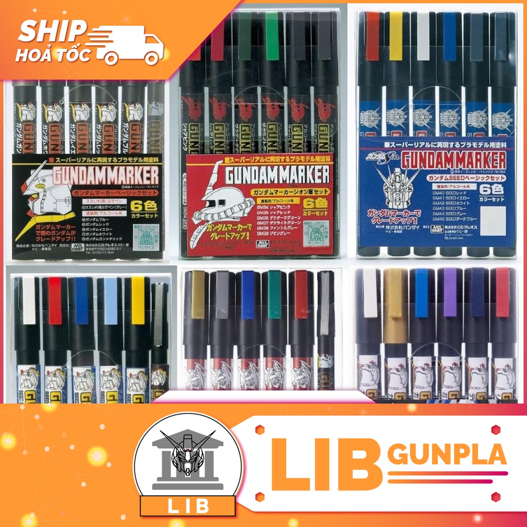 Gundam Marker Model Paint Pen Mounting Tool - Set Marker