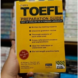 Bestseller หนังสือ TOEFL - CLIFFS - TOEFL PREPARATION GUIDE [ของแท้]