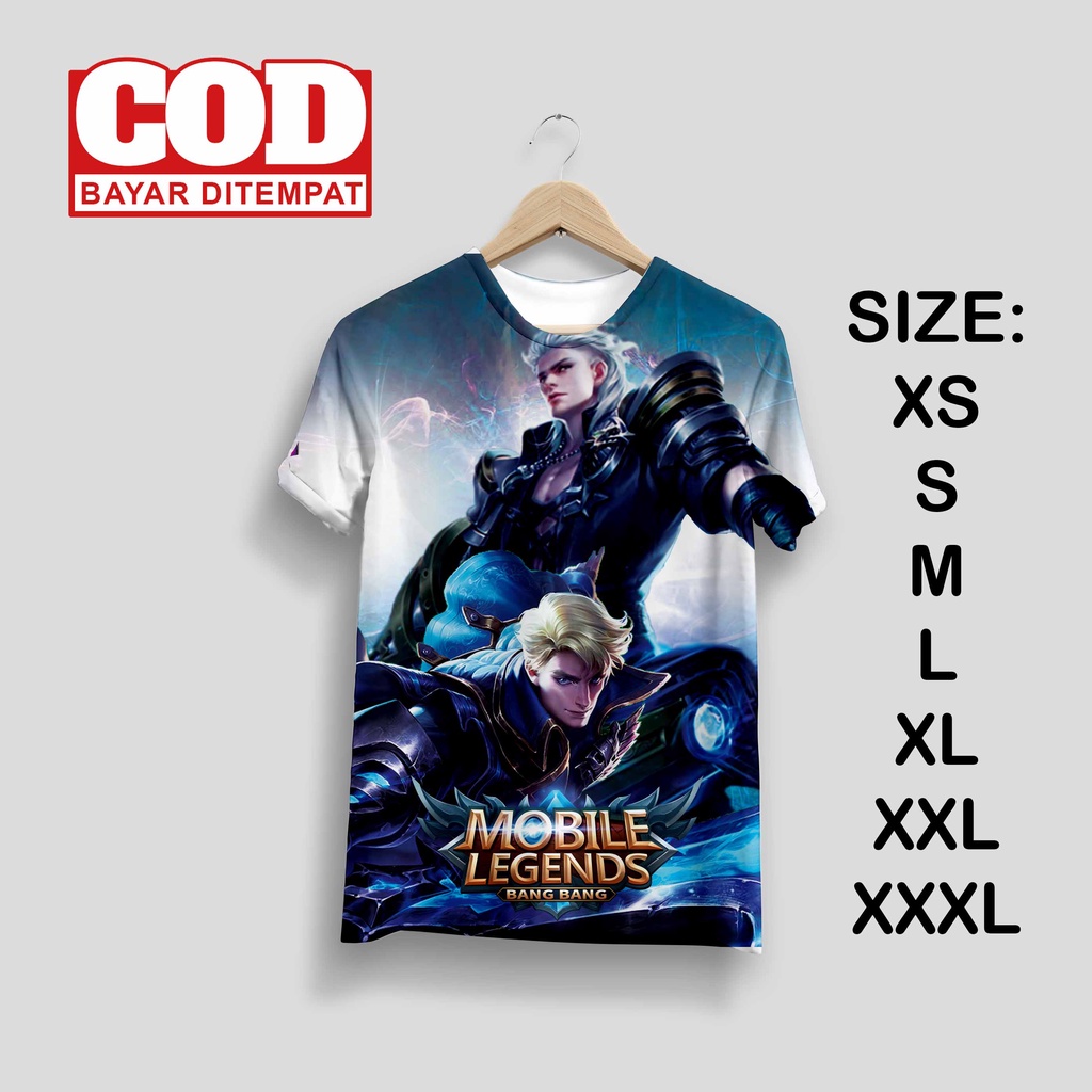 เสื้อยืดพิมพ์ลาย Mobile Legends | ใหม่ เสื้อยืด AOP MLBB