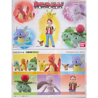 โปเกม่อน กล่องรวม โมเดล ฟิกเกอร์ Pokemon Scale World Kanto Region Set