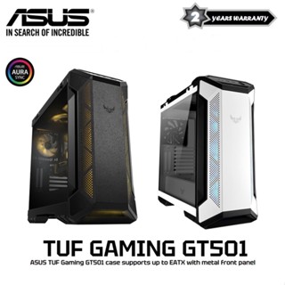 CASE (เคส) ASUS TUF GAMING GT501 With Handle ATX Casing Grey / White