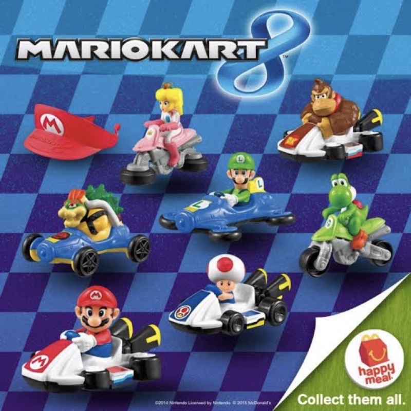 Mcdonald Happy meal Mcdonald’s แฮปปี้มีล แมคโดนัลด์ mario kart 2015