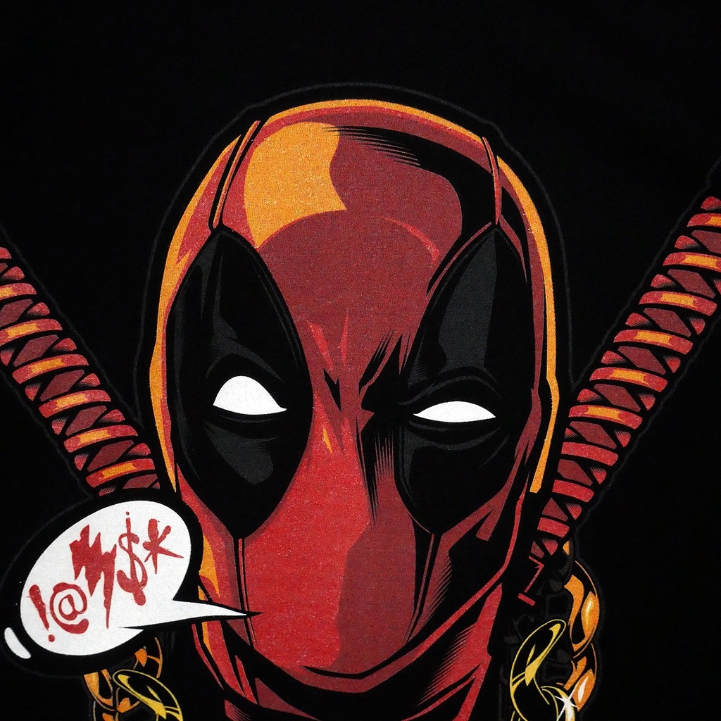 Power 7 Shop เสื้อยืดการ์ตูน มาร์เวล เสื้อยืด DEADPOOL ลิขสิทธ์แท้ MARVEL COMICS T-SHIRTS (MVX-318) — صورة 8
