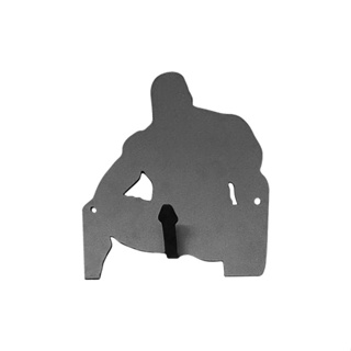 Solid Removable Living Room Bedroom Home Decor Funny Durable Door Stainless Steel Easy Install Muscle Man Key Hook