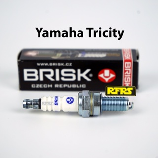 หัวเทียน BRISK COPPER RACING แกนทองแดง Yamaha Tricity (C21RA) รองรับทุกน้ำมัน Made in EU