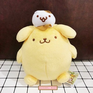 ตุ๊กตา Pompompurin มีเพื่อน Muffin บนหัว ขนาด 20 x 17 ซม.