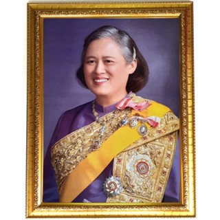 กรอบกระจก ภาพสมเด็จพระเทพรัตนราชสุดาฯ