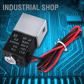 BIndustrial Shop วาล์วอากาศโซลินอยด์ไฟฟ้านิวเมติก 12V Dc 1/8 นิ้ว 2 ทาง