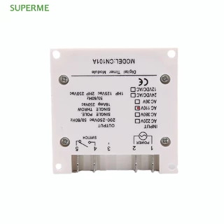 SUPERME CN101A 12V 24V 110V 240V ดิจิตอล LCD Power Timer รีเลย์ร้อน
