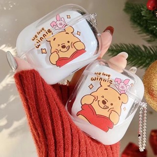 ✨เคสแอร์พอด 2 1 pro2 Case for Airpods 3 pro วินนี่เดอะพูห์ การป้องกันการตก ซิลิโคนนิ่ม Soft Case Airpod gen 3 2021