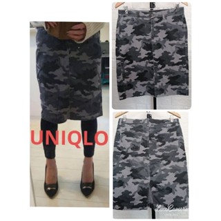 กระโปรงสั้น​ลายUniqlo