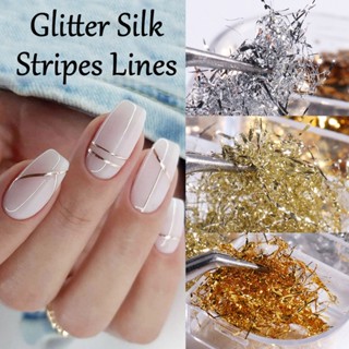 【AG】1 Box Nail Sequins Shining Design Foil Paper Nail Manicure Decor for