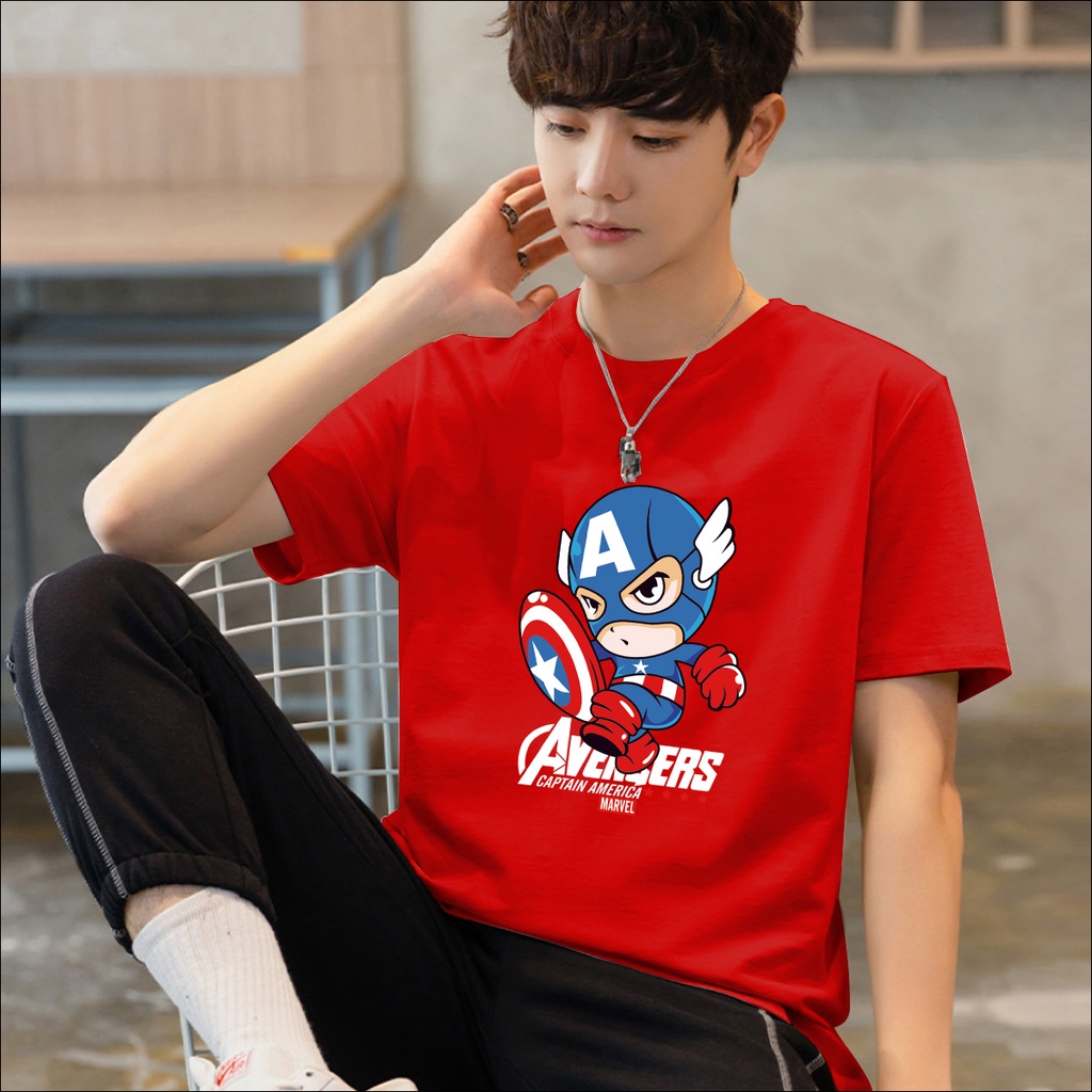 D395(พร้อมส่ง）เสื้อยืดแขนสั้ง สำหรับชายและหญิง.ลายแฟชั่งนานาชาติ ใส่เทียวออกกำลังกายได้