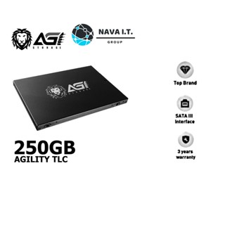 COINSคืน15%⚡FB9JMZV6⚡ AGI SSD SATA (เอสเอสดี) 250GB AGILITY TLC รับประกันศูนย์ 3 ปี