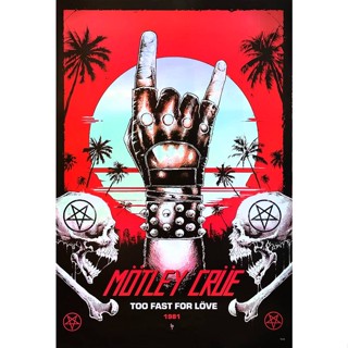 โปสเตอร์ วง Mötley Crüe มอตลีย์ครู Motley Crue Too Fast for Love 1981 รูปภาพ วงดนตรี ภาพ โปสเตอร์ ติดผนัง สวยๆ poster