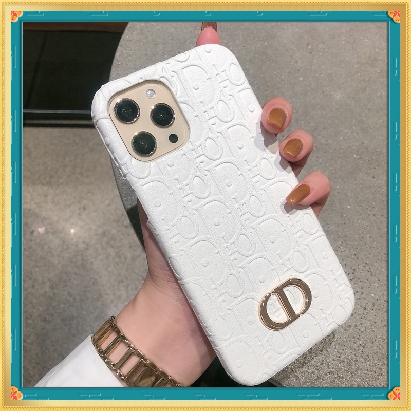 เคสไอโฟน 14 pro max เคส iphone 14 เคสโทรศัพท์มือถือหนัง สีขาว สําหรับ iphone 14 13 12 11 xs xs max xr 7 8 plus 6s mini