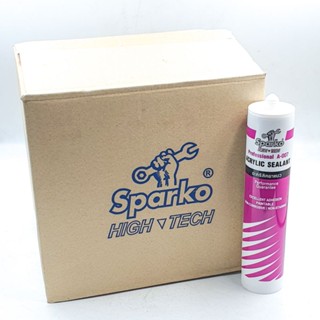 SPARKO แด๊ป อะครีลิคยาแนว สีขาว A-007 (25หลอด/ลัง)