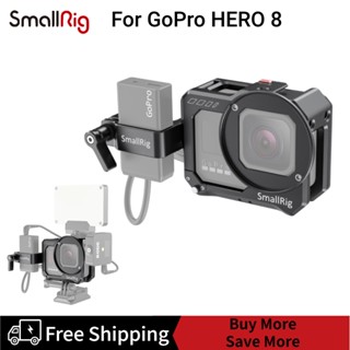 [Clearance Promotion]SmallRig Vlogging Cage and Mic Adapter Holder for GoPro HERO8 Black CVG2678