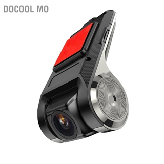 Docool Mo  Docool Mo รถ USB Dashcam 1080P บันทึกเดียวด้านหน้าขับรถบันทึกวิดีโอความละเอียดสูงวิสัยทัศน์ที่ชัดเจนเรียบบันทึกสำหรับ