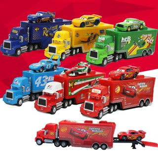 Racing Cars Mc Uncle Mcqueen Roadblock Cool Sister 95 Cargo Car Alloy Toys