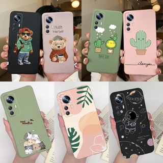 เคสโทรศัพท์มือถือ ซิลิโคนนิ่ม TPU ลายการ์ตูนหมีน่ารัก แฟชั่น สําหรับ Xiaomi 12T Pro Mi 12T Pro Xiaomi12T Pro 12 T Pro