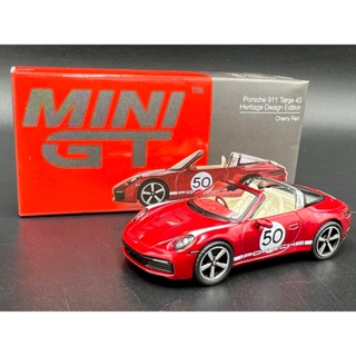 MINI GT / Porsche 911 Targe 4S Heritage Design Edition Cherry Red