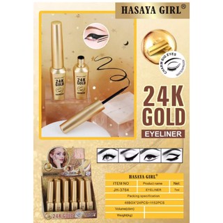 ⚡FLASH SALE⚡♡พร้อมส่ง HASAYA GIRL EYELINER GOLD 24K ผลิตภัณฑ์แต่งรอบดวงตา