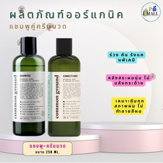 "ล็อตใหม่" ไม่ค้างสต็อก  ราคาพิเศษ แชมพูออร์แกนิค  Common Ground Shampoo แชมพู คอมมอน กราวด์ (250 ML)