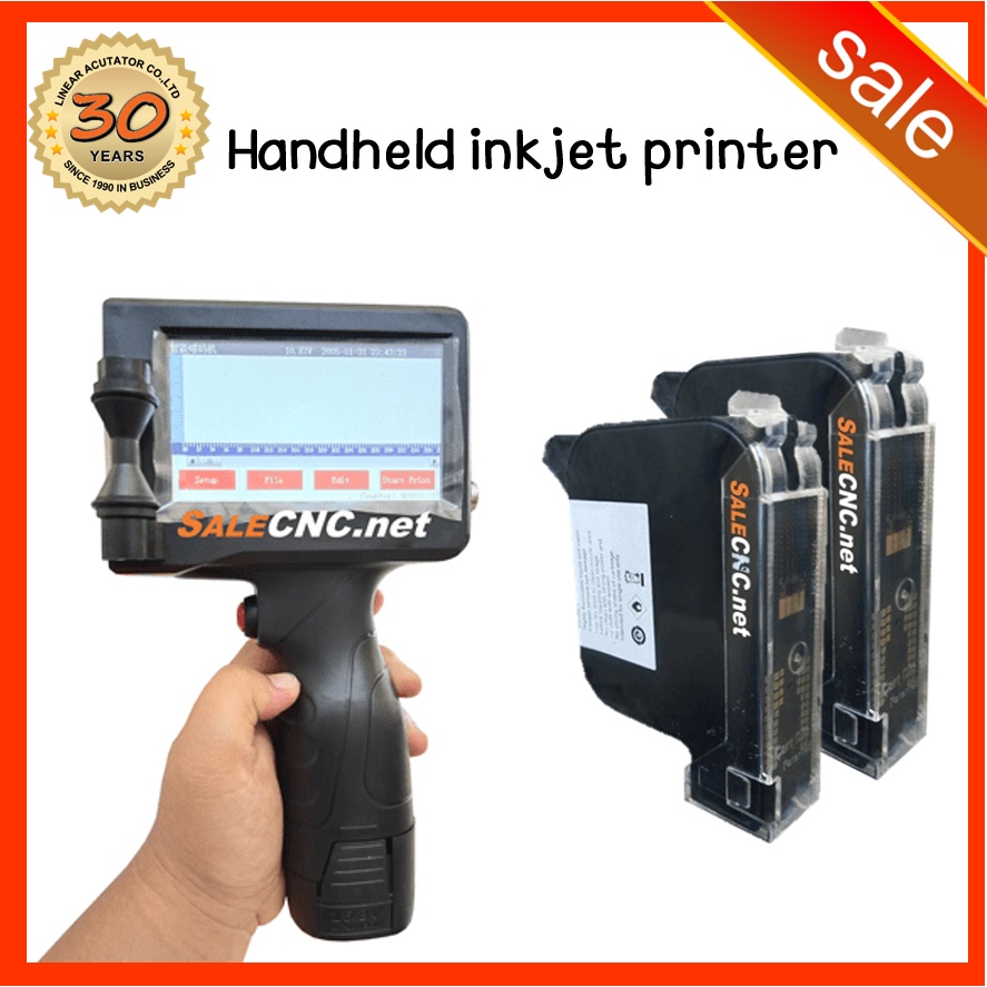 146. พร้อมส่ง-เครื่องพิมพ์วันที่ วันผลิต-หมดอายุ เครื่องพิมพ์แบบมือถือ บาร์โค้ด QR-code Handheld Ink