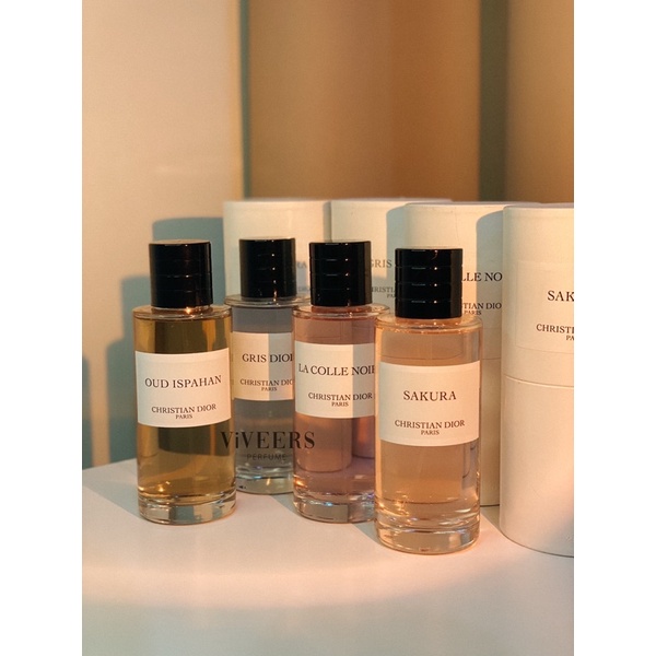 น้ำหอม La Collection Privee Christian Dior ของแท้ oud ispahan, gris dior, sakura, la colle noire สภา