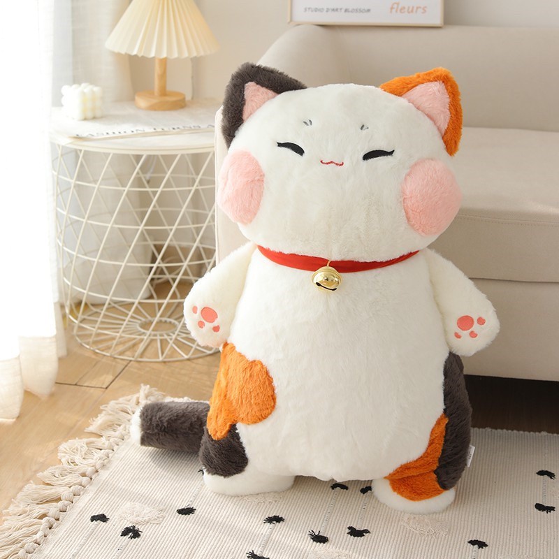พร้อมส่ง  ตุ๊กตา ตุ๊กตาแมว ตุ๊กตาแมวญี่ปุ่น แมวสามสี แมวส้ม ของขวัญวันเกิด ทาสแมว cat doll 23033 ราคา ถูกที่สุด ดีลบีเคเค รูปภาพหลัก