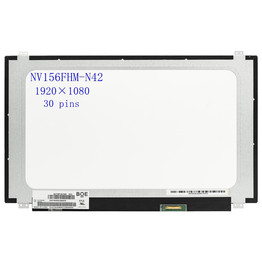 15.6 "นิ้วIPSแล็ปท็อปหน้าจอLCD NV156FHM-N42 V8.0 NV156FHM-N41 N42 B156HAN06.1 จอแสดงผลLEDแผงFHD 30pi