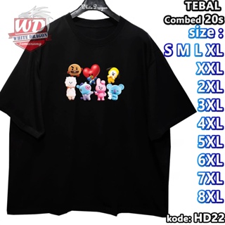 Kaos BTS21 S M L XL XXL 2XL 3XL 4XL 5XL 6XL 7XL 8XL ขนาดใหญ่ HD22