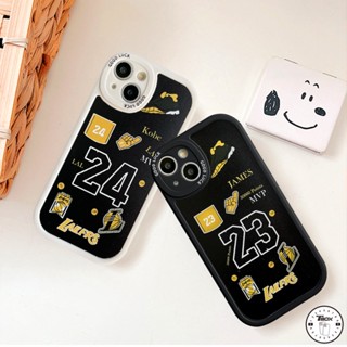 เคสโทรศัพท์มือถือ TPU นิ่ม กันน้ํา ลายบาสเก็ตบอล star Kobe Bryant 23 James 24 สําหรับ iPhone 14 Plus 13 12 11 Pro Max 6 6s 7 8 Plus SE 2020 Xr X Xs Max