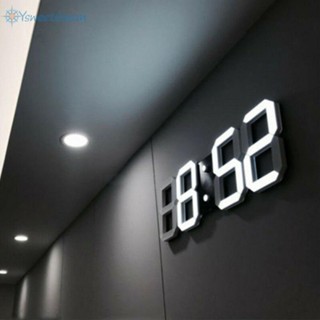 【SWTDRM】Wall Clock Timer Alarm 24/12 Hour 3D Bedroom Digital Display LED Office-【Sweetdream】