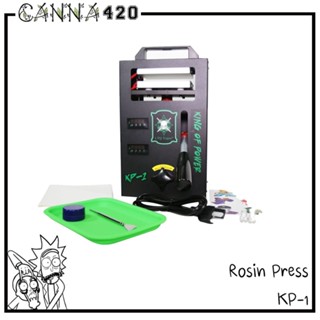 [ส่งจากไทย] Rosin Press Machine KP-1 Hydraulic High Pressure Dual 15x12cm heating plate Rosin heat Press Machine KP1 แผ่