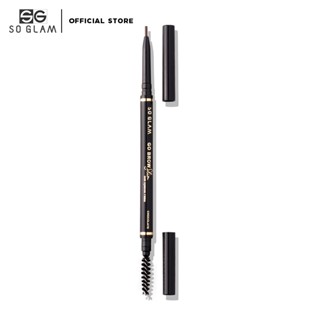 So Glam Go Brow Slim Slim Eyebrow Pencil 02 Chocolate ดินสอเขียนคิ้วสลิม