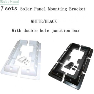 【Big Discounts】Bracket Brackets Caravan Flat For Caravan Mounting Panel RV Solar White#BBHOOD