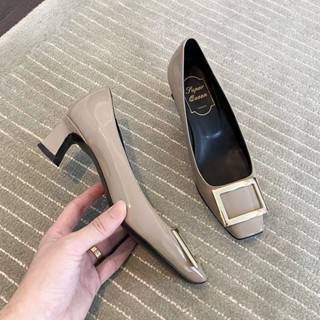 รองเท้าแมรี่เจน  สวมใส่สบาย เข้ากับทุกการแต่งกาย แฟชั่นเรียบง่าย size 35-40