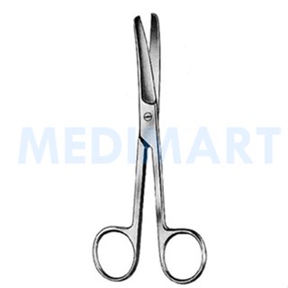 EM-E10-0013,15 กรรไกร Operating Scissor BL/BL มน/มน โค้ง 13cm. , 14.5 cm.