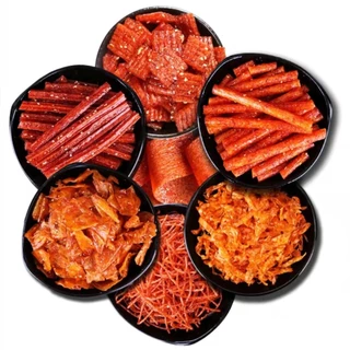 ขนม ล่าเถียว หลากหลายเส้นเคี้ยวหนึบ ขนม ทานเล่น A1 ต้องลอง *เลขที่ซองคือวันผลิตมีอายุ5-6เดือน*
