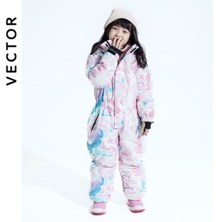 VECTOR new boys and girls ski suits warm breathable one-piece snow suits for boys and girls EEMZ