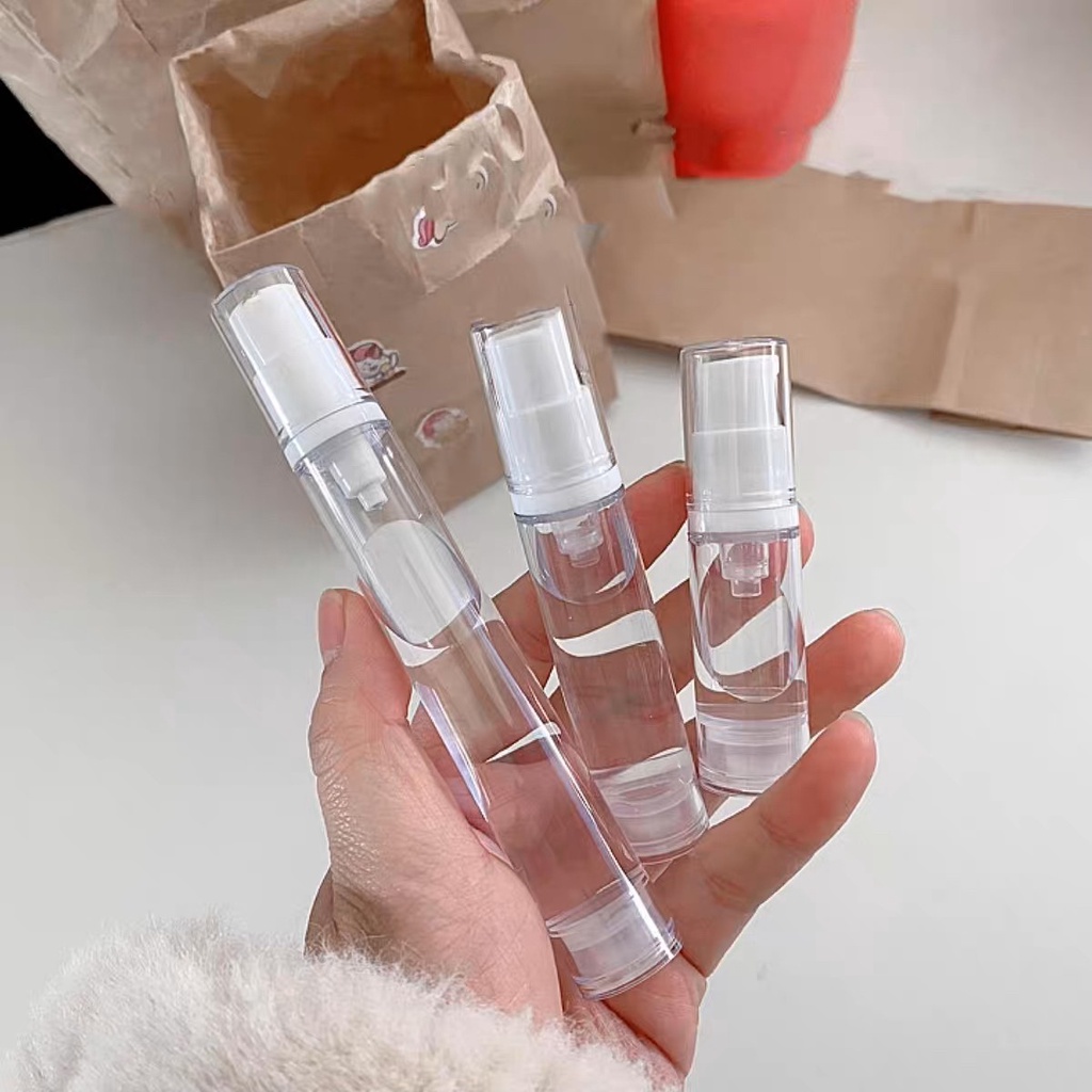 พร้อมส่ง🔥 AS2-ขวดใส่โลชั่นสุญญากาศ ขวดสเปรย์สูญญากาศ ใส่ครีม ใส่ของเหลว 5/10/15ml.