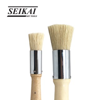 SEIKAI พู่กันขนหมูแท้ (CHUNGKING BRISTLE WOODBRUSH) 1 ด้าม