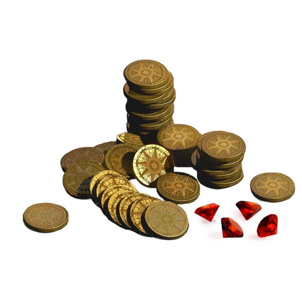 Pax Renaissance Metal Coin บอร์ดเกม คู่มือภาษาอังกฤษ (Boardgame บอร์ดเกม การ์ดเกม เกม)