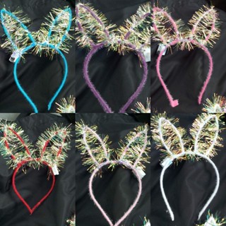 *พร้อมส่ง*ที่คาดผม หูกระต่ายน่ารัก คริสมาสต์มีไฟใช้ได้ทุกวัย ในงานเลี้ยง