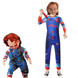 7C114 ชุดเด็ก บอดี้สูท ชัคกี้ แค้นฝังหุ่น Chucky Childs Play Bodysuit Costumes 7C114 AC27.2 AC27.3 AC8.6