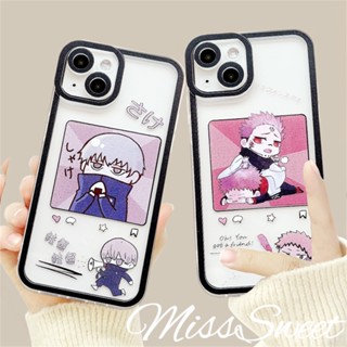 เคสโทรศัพท์มือถือ ลาย Jujutsu Kaisen Itadori Yuji Gojo Satoru สําหรับ iPhone 14 13 12 11 Pro Max X XR Xs Max 8 7 6 6s Plus SE 2020