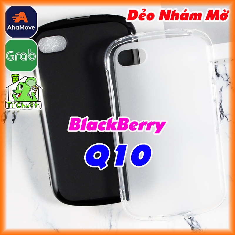 [รูปถ่ายจริง] เคสซิลิโคนด้าน BlackBerry Q10